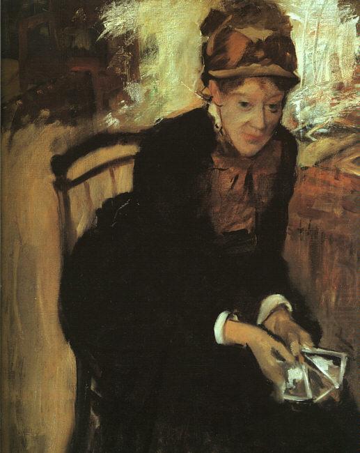 Portrait of Mary Cassatt, Edgar Degas